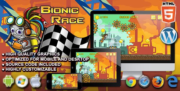 Bionic Race - HTML5 Running Game    Games