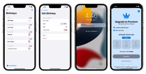 Birthday Reminder & Zodiac Signs - SwiftUI Full iOS Application image