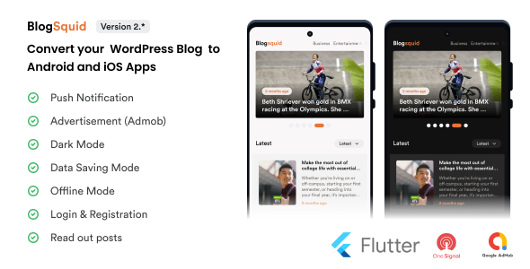 Blogsquid - Wordpress Blog Mobile App    