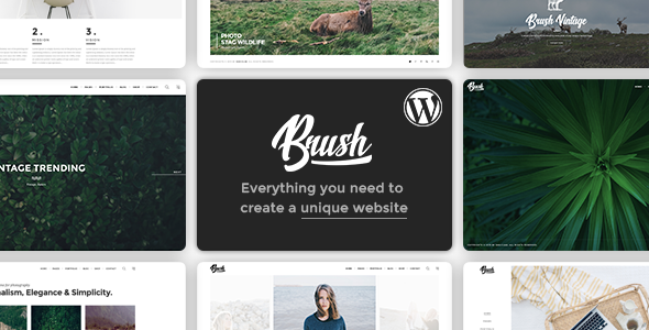 Brush - A Multipurpose WordPress Theme    