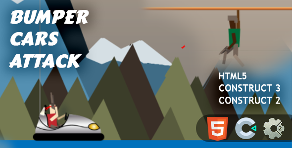 Bumper Cars Attack HTML5 Construct 2/3