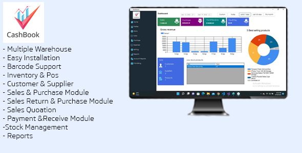 Business Account and inventory Management System (Desktop App) Net   