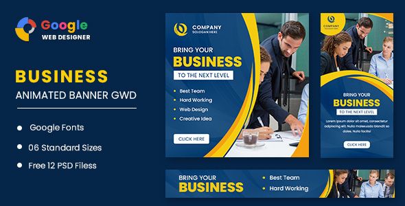 Business Animated Banner Google Web Design    