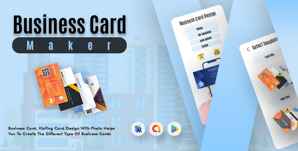 Business Card Maker - Visiting Card Maker - Ultimate Business Card - Business Card Creator - Admob Android  Mobile Full Applications