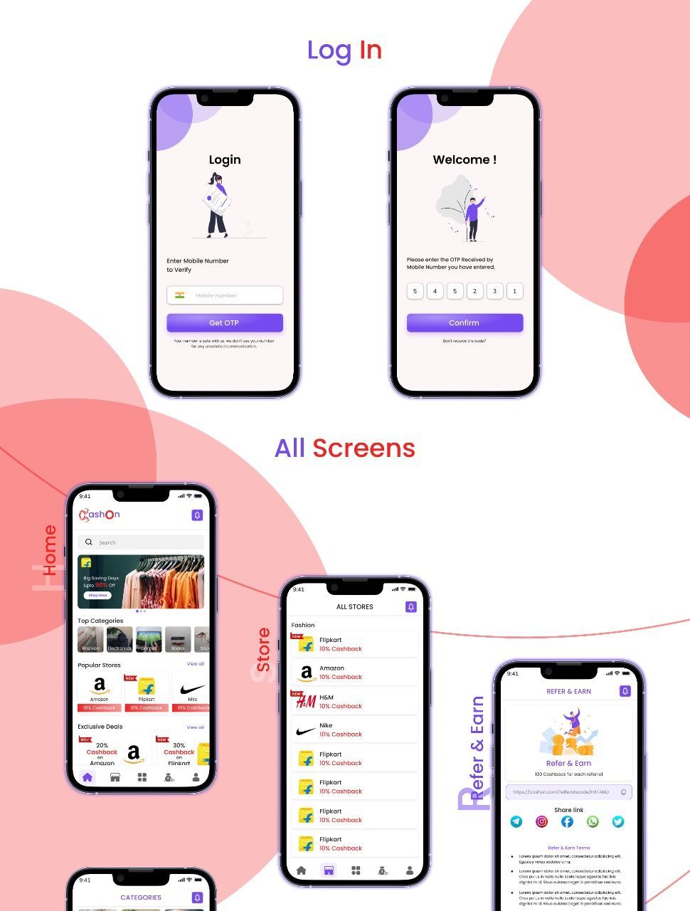 cashback flutter template