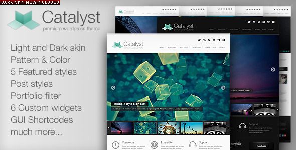 Catalyst Wordpress Portfolio Theme WordPress Creative, Portfolio  