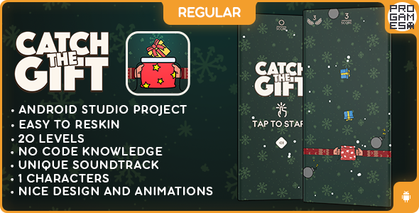 Catch The Gift (REGULAR) - ANDROID - BUILDBOX CLASSIC game Android  Mobile Games