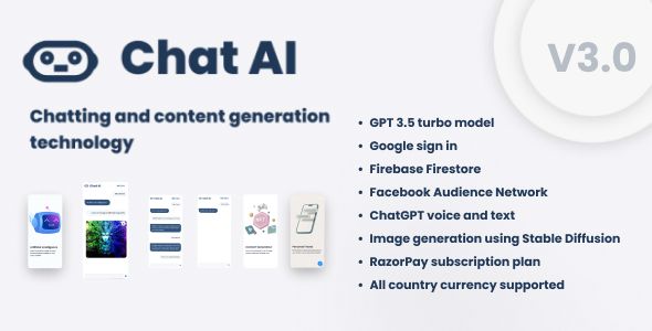 Chat Ai Chat Gpt Turbo And Stable Diffusion Ai Flutter App Flutter Full Applications