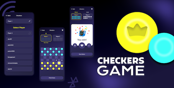 Checkers Game iOS  Mobile Games