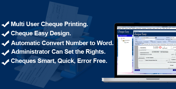 Cheque Easy Writer Software    