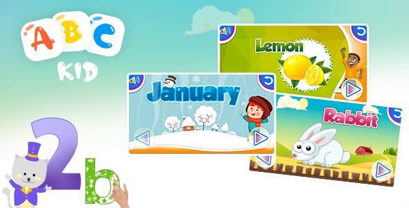 Child Learning ABC App - Android App Android  Mobile Full Applications