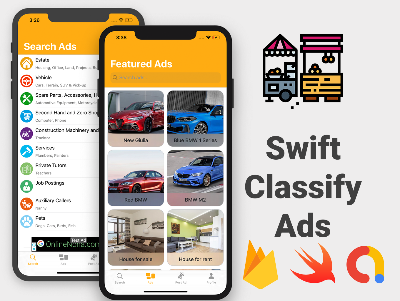Classify Ads | Full Android Application - 1