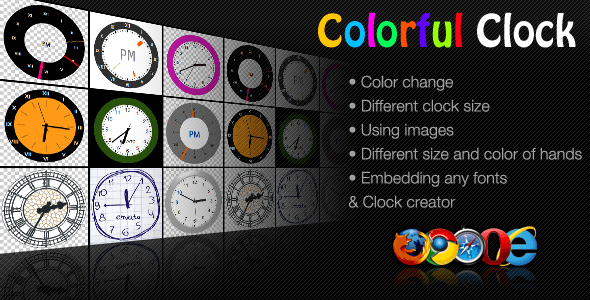 Colorful Clock    