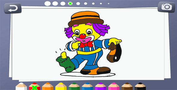 Coloring book for kids - HTML5 Educational Game