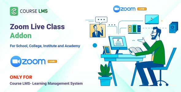 Course LMS Zoom Live Class Addon    