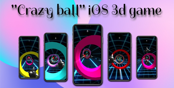 'Crazy Ball' full iOS 3d-game    