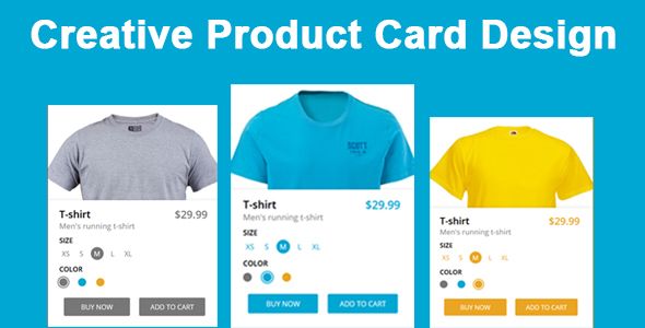 Creative Product Card Design - code.market
