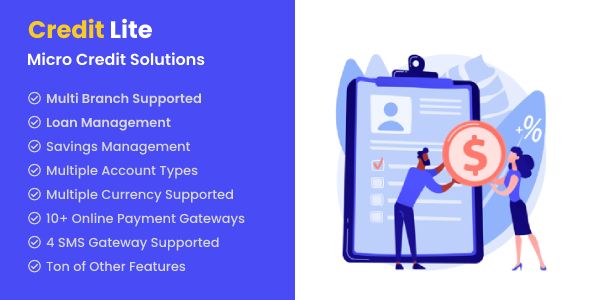 Credit Lite - Multi Branch Loan & Savings Management System    