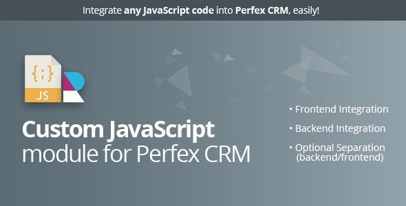 Custom JavaScript module for Perfex    