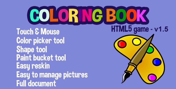 Customizable Coloring Book v1.5    