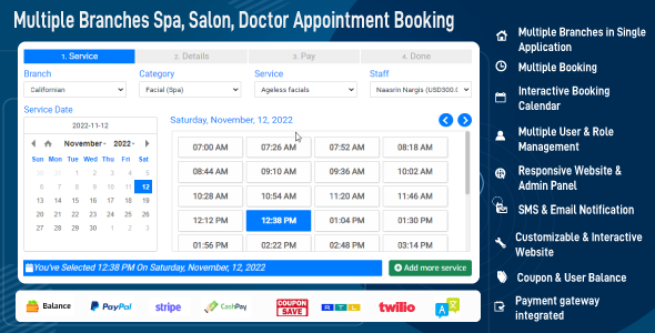 DevSteed | Spa, Salon, Doctor Appointment Booking & Schedule Booking    