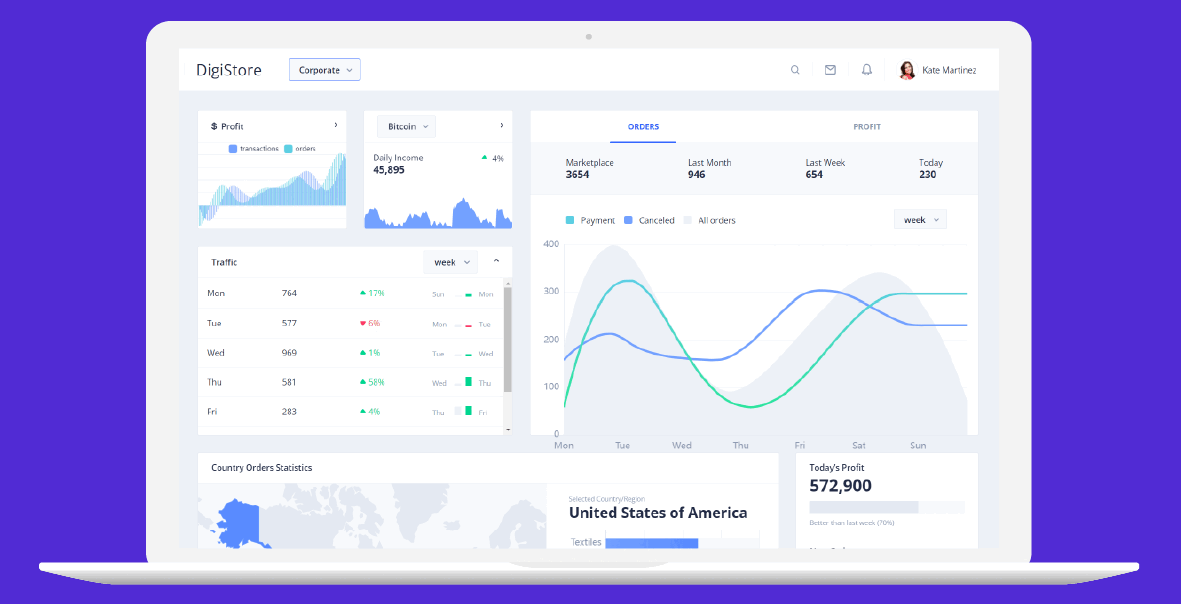 DigiStore .NET Core 2.2 startup project bundle with IoT & E-Commerce theme - 1