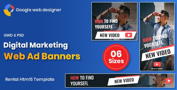 Digital Marketting Banners GWD    Ad Templates