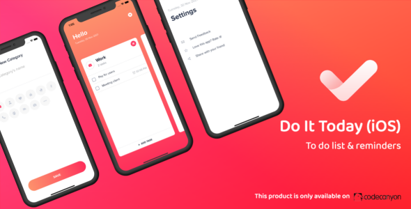 Do It Today (iOS) | To do list & reminders    