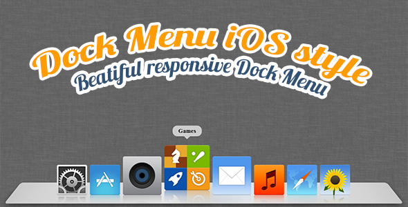 Dock Menu HTML5/CSS3    