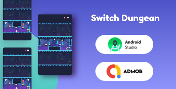 Dungeon Switch  ( Android Studio + Admob + Multiple Characters + Reward Video Ads ) Android  Mobile Games