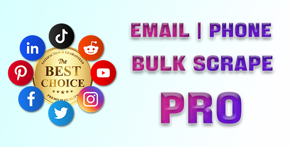 Emails|Phones|Any Bulk Scrape & Extractor Pro 13.1.2    