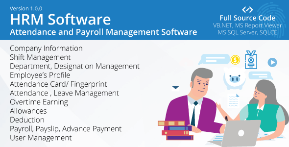 Employee Attendance and Payroll System (HRM Software)    