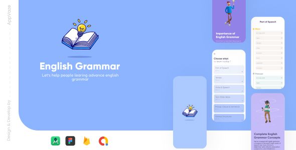 Engrammar - English Grammar Learning app with Admob ads    