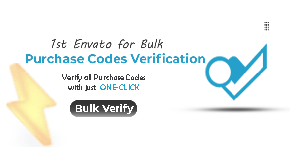 Envato Purchase Codes Bulk Validator image