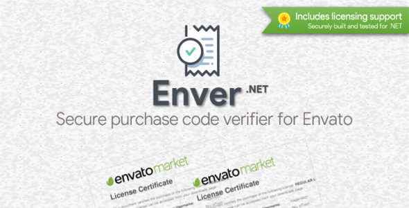 Enver - Envato Purchase Code Verifier + Licenser    