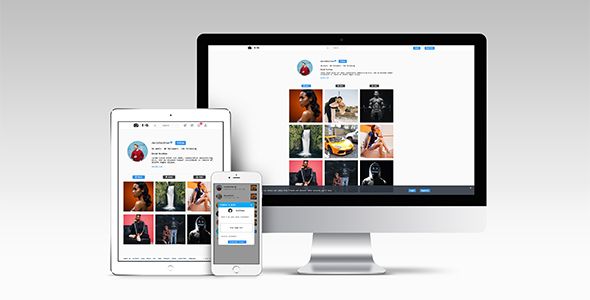 EventGram Social Network | Photo sharing HTML User Interface (UI)    