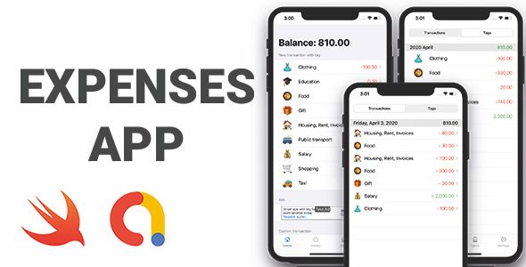 Expenses App | Full SwiftUI iOS Application    