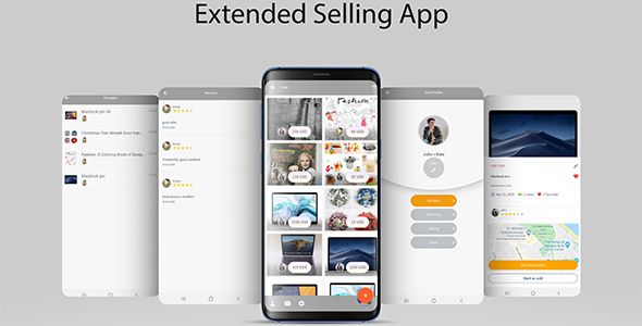 Extended Selling App with Firebase Realtime and Admin Panel Android  Mobile Full Applications