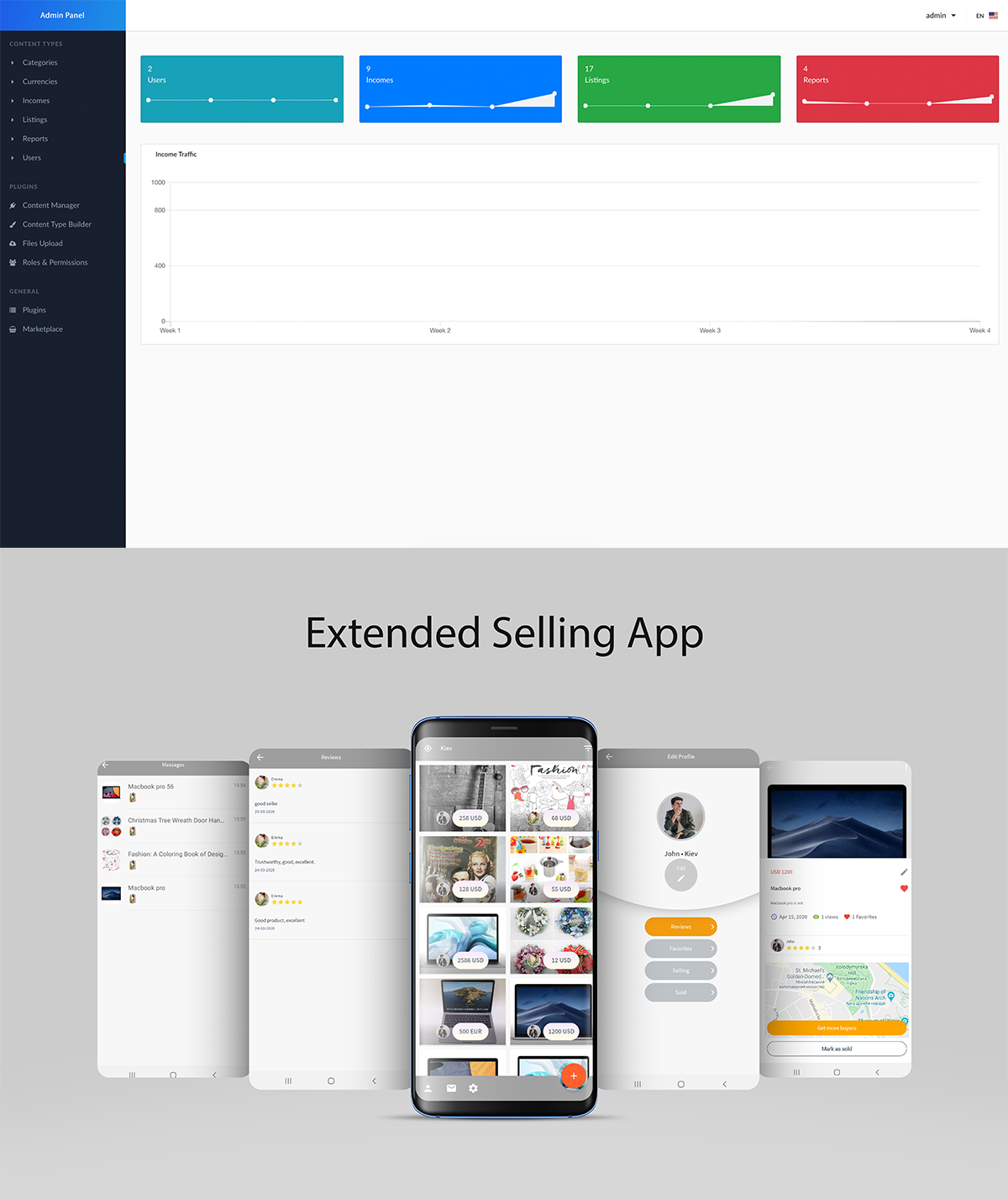 Extended Selling App