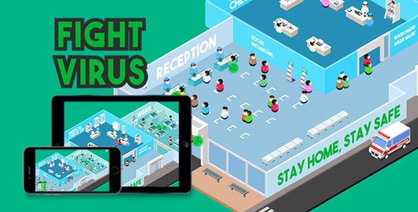 Fight Virus - HTML5 Game    