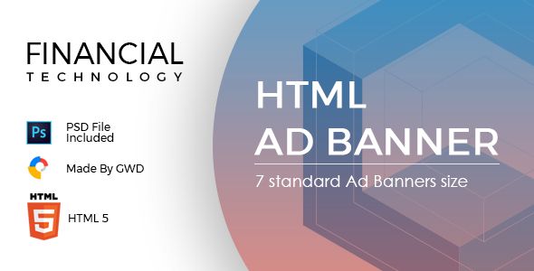 Financial Technology Ad Banners    