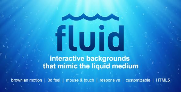 Fluid | Interactive Animated Backgrounds    