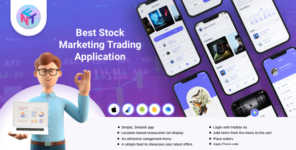 Flutter NFT Market place ui kit 2.10 support Flutter  Mobile Templates