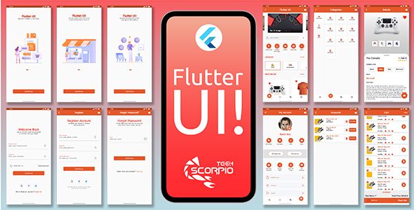 Flutter UI! - TechScorpio    