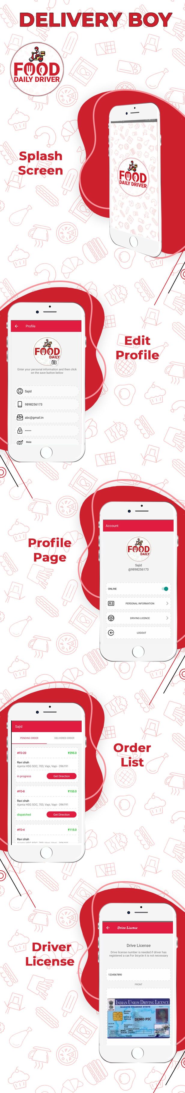 Food Daily - An On Demand Android Food Delivery App, Delivery Boy App and Restaurant App - 4