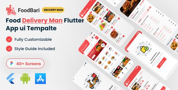 FoodBari - Food Delivery Flutter App Ui Kit Flutter Mobile