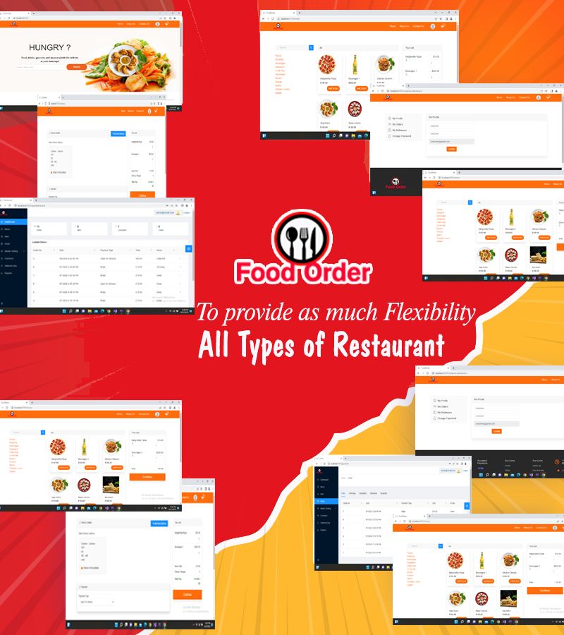 FoodOrder Restaurant Software - Online Food Ordering Website with POS (.Dotnet7 / Blazor Webassembl) - 1