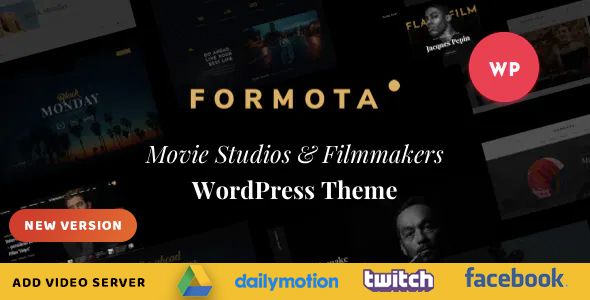 Formota - Movie Studios & Filmmakers WordPress theme WordPress Creative