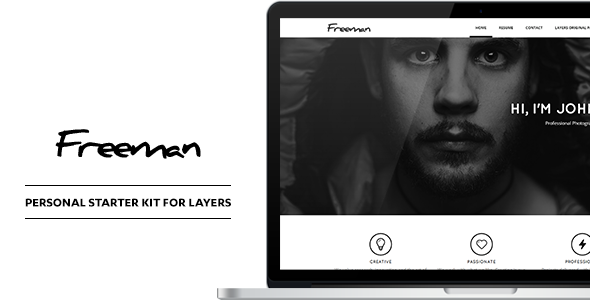 Freeman - Personal CV & Resume Style Kit    