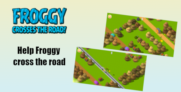 Froggy crosses the road - Complete Unity Game Android  Mobile Games